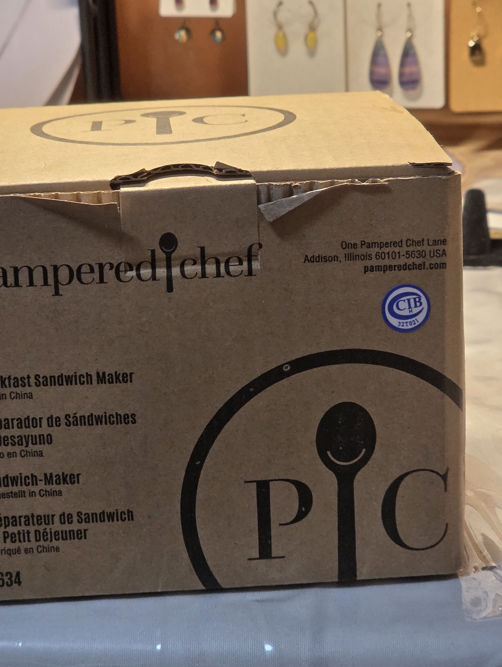 Pampered Chef Breakfast Sandwich Maker.